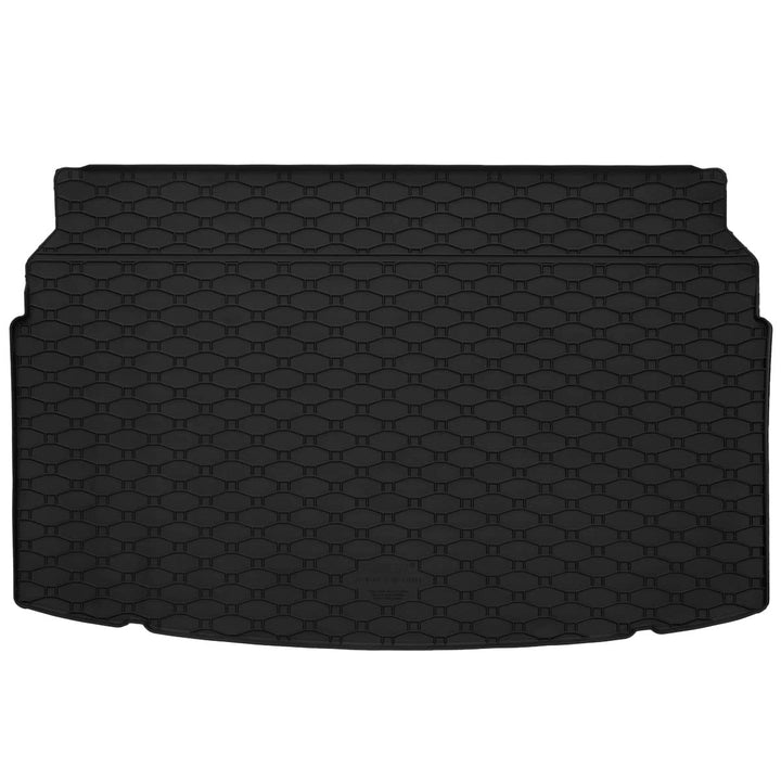 Gummi Kofferraummatte mit erhöhtem Rand passend für VW Polo (AW) ab 10/2017 (Variabler Boden) AZUGA