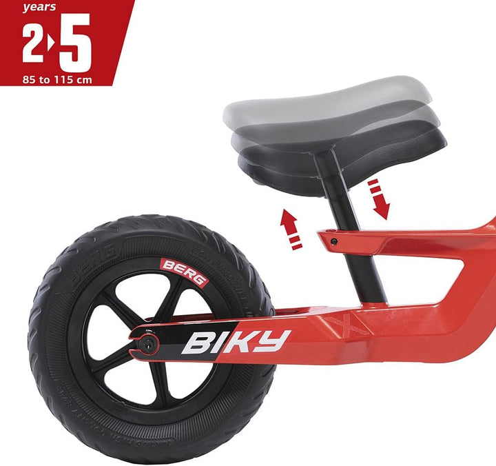 Berg Biky Mini Balance Bike Red, Red