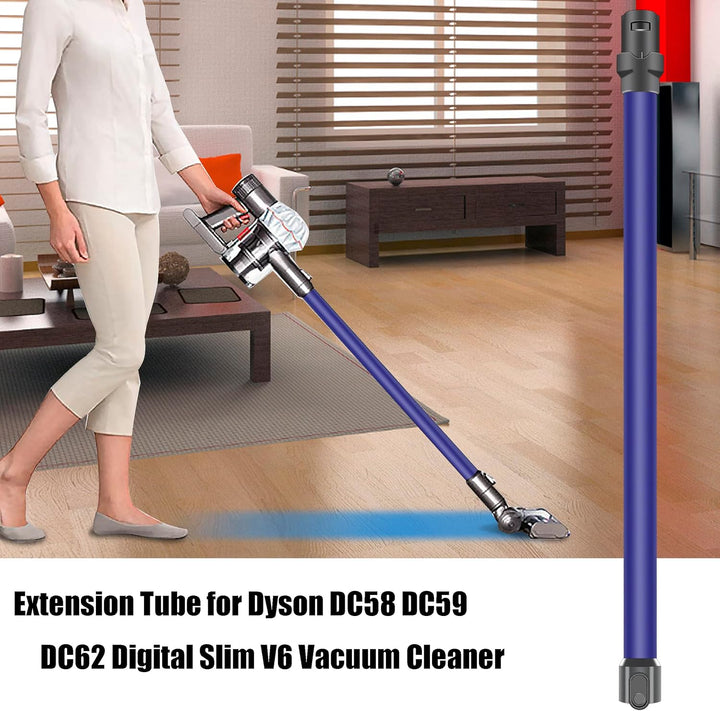 Italdos Teleskop-Schlauch, Verlängerung für Dyson V6 Animal, 73 cm, Schnellentriegelungsschlauch - B