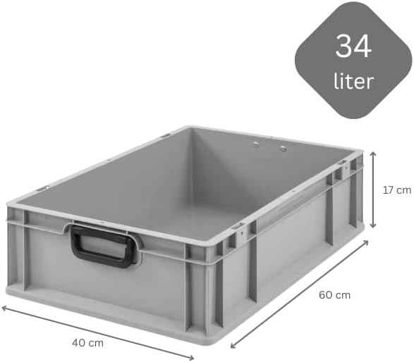 Mega Deal | 10x Proregal Eurobox NextGen Portable Duo |HxBxT 17x40x60cm HxBxT 17x40x60cm Grau, HxBxT