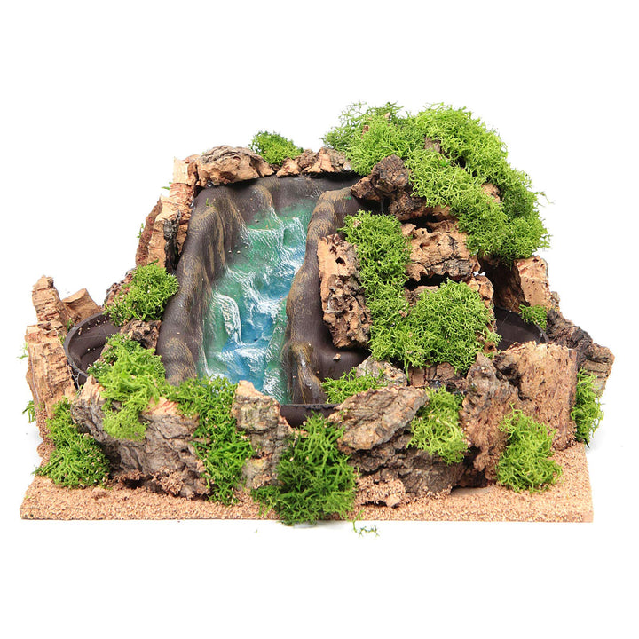 Holyart Wasserfall für Krippe 14x25x25 cm
