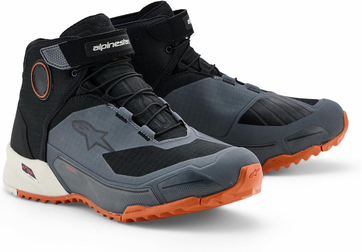 Alpinestars Unisex Motorradsc Motorradstiefel 46 EU Grau Schwarz Orange, 46 EU Grau Schwarz Orange
