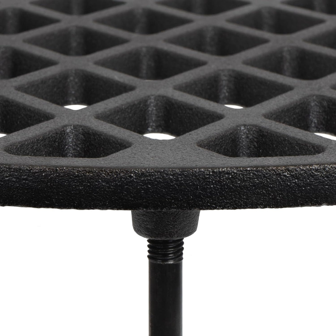 BBQ-Toro Gusseisen Grillrost Ø 45 cm mit 3 Beinen | rund | Dutch Oven Untersetzer, Grill Zubehör | D