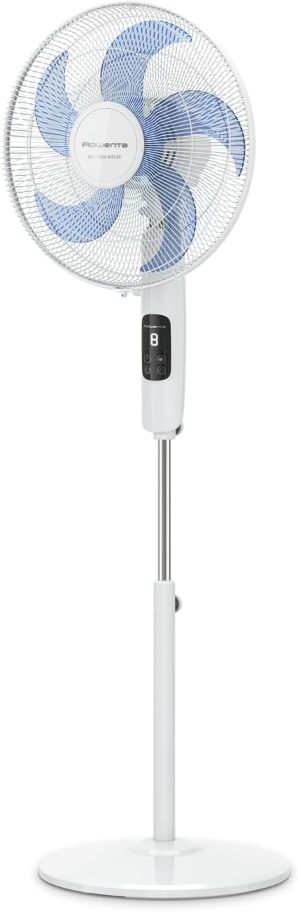 Rowenta Turbo Silence Standventilator, leistungsstark, LED-Display, Timer, leise, höhenverstellbar,