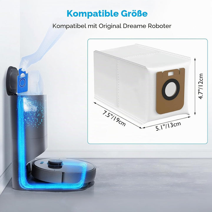 DOBIGER 10 Stück Staubbeutel Kompatibel mit Dreame D10 Plus / D10s Plus / L10 Plus, D10