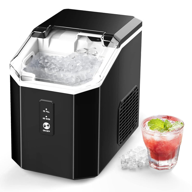 Eiswürfelmaschine Crushed Ice Maschine Tragbare Crush Eiswürfelmaschine Selbstreinigend mit Ein-Klic