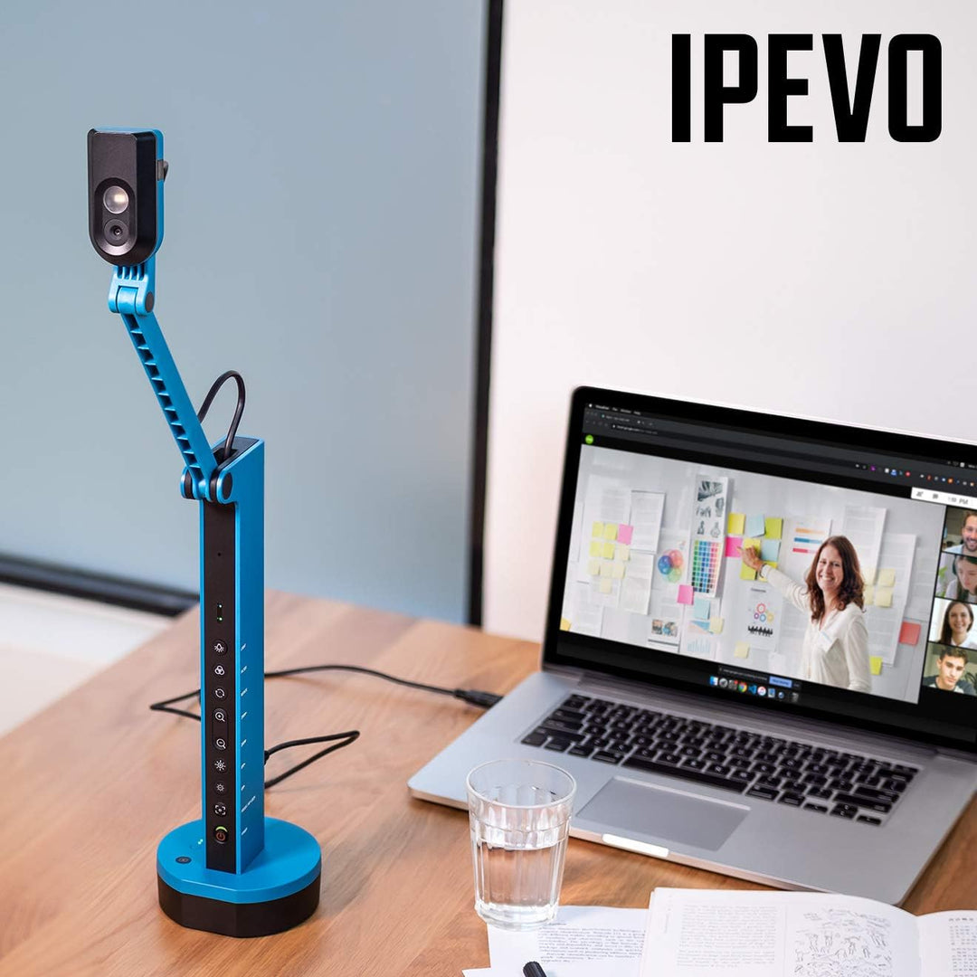 Ipevo VZ-X 8MP Dokumentenkamera, einfache Einrichtung, 3 Konnektivitätsmodi - Wi-Fi, HDMI und USB, k