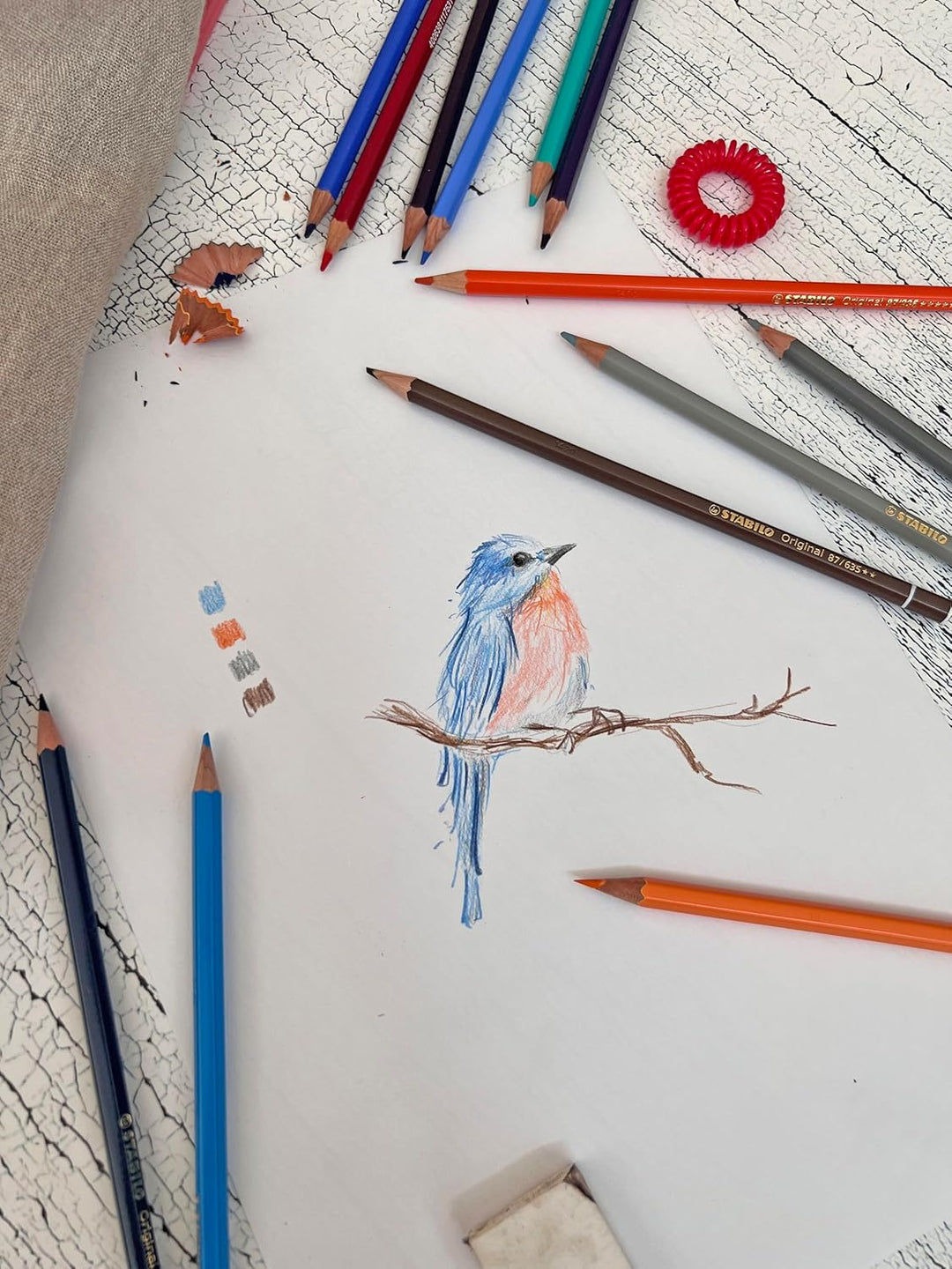 Premium-Buntstift - STABILO Original - ARTY+ - 24er Metalletui - mit 24 verschiedenen Farben, 24er M