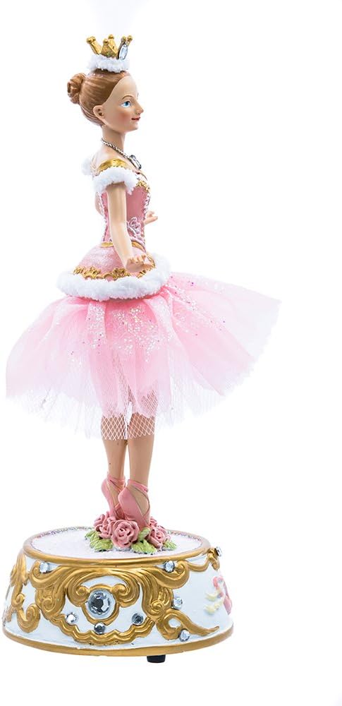 Kurt Adler Ballerina-Figur, 25,4 cm, Pink