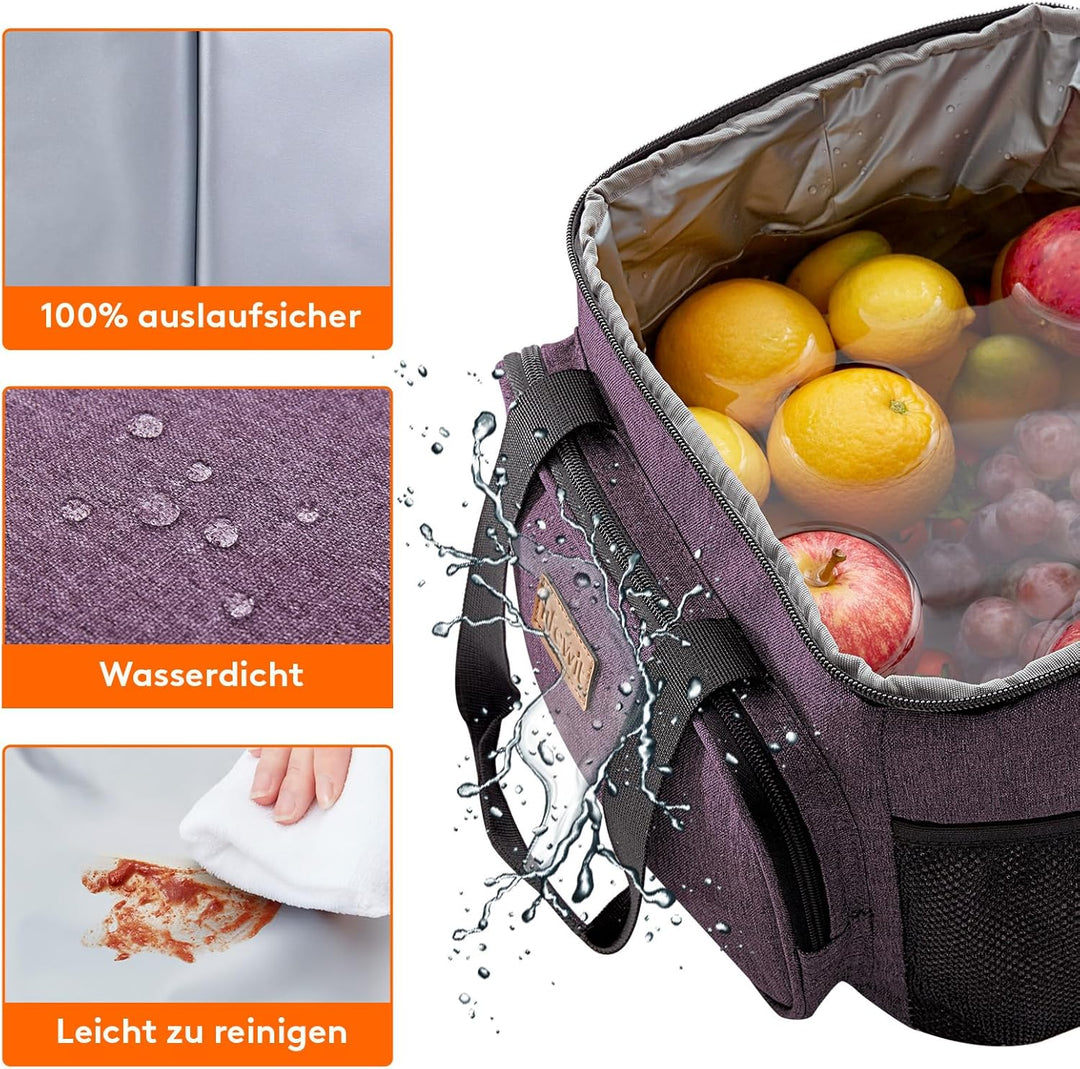 Lifewit Grosse Mittagstasche 24-Dosen (15L) Isolierte Lunchbox Weiche Kühlbox Kühltasche für Erwachs
