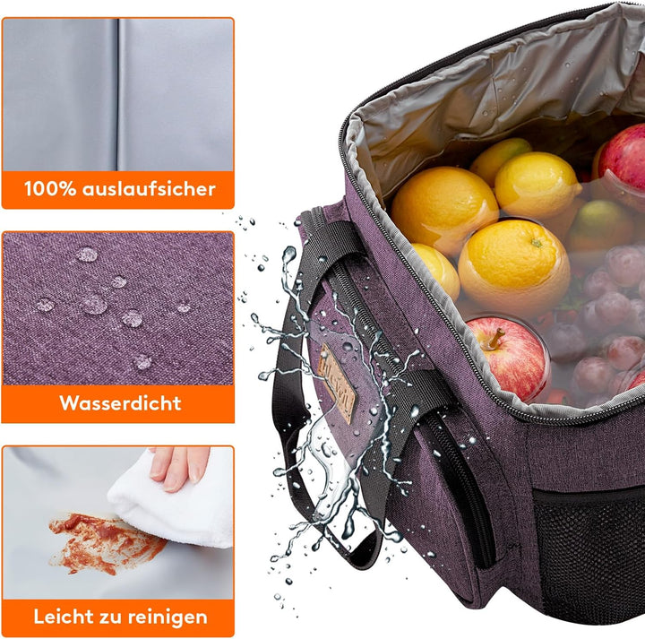 Lifewit Grosse Mittagstasche 24-Dosen (15L) Isolierte Lunchbox Weiche Kühlbox Kühltasche für Erwachs