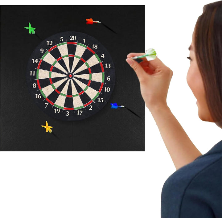 Dart Wandschutz | Dartboard Zubehör,Robuste Matte in Schwarz Für Erwachsene Zuhause Spielebereich Bü