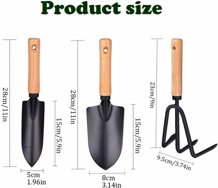 Gartenwerkzeug-Set-Gartenkelle,Gardening Tools Set-Garden Trowel,3 Pcs Gartengeräte-Set Werkzeuge Ge