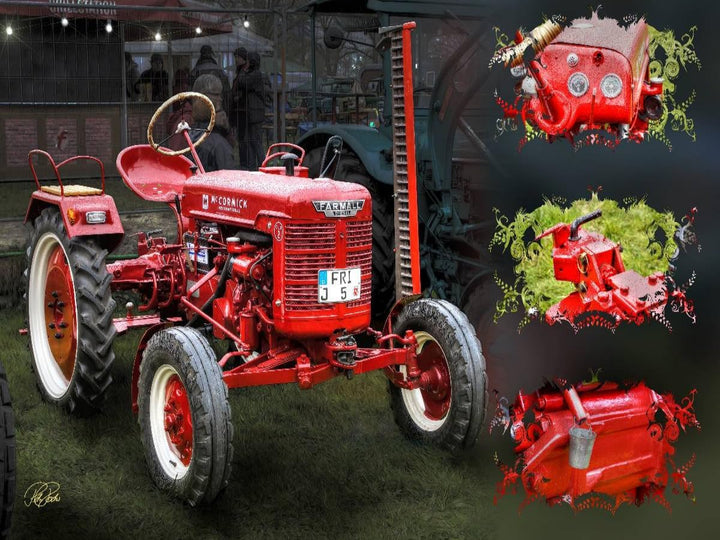 CALVENDO Puzzle Oldtimer Traktor McCormick 1000 Teile Lege-Grösse 64 x 48 cm Foto-Puzzle Bild von Pe
