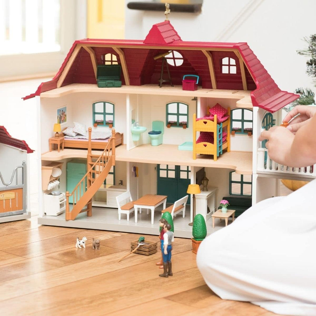 schleich 42551 Horse Club Lakeside Pferdehof, ab 5 Jahren, HORSE CLUB - Spielset, 108 Teile Single a