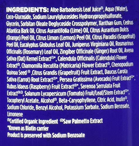 Avalon Organics Verdickungs-Shampoo Biotin B Complex – 414 ml (Verpackung kann variieren) 414 ml (1e