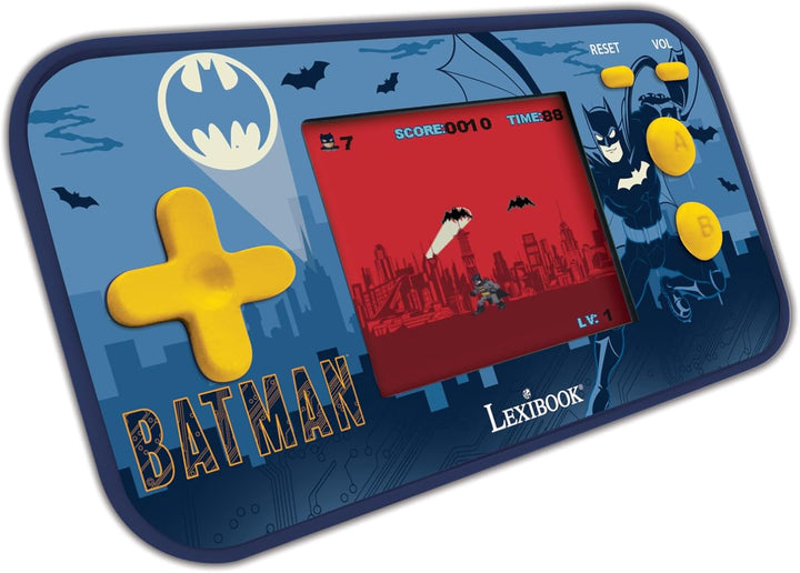Lexibook, Batman, Compact Cyber Arcade, Tragbare Konsole, 150 Spiele, LCD-Farbbildschirm, Batteriebe