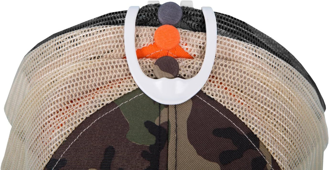 2Stoned Cap-Rack Pro Kappenhalter in Weiss mit 10 Clips zum Aufhängen von bis zu 30 Baseball Caps +