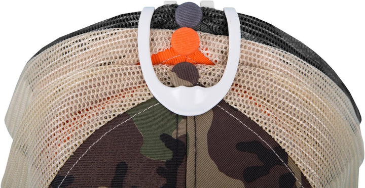 2Stoned Cap-Rack Pro Kappenhalter in Weiss mit 10 Clips zum Aufhängen von bis zu 30 Baseball Caps +