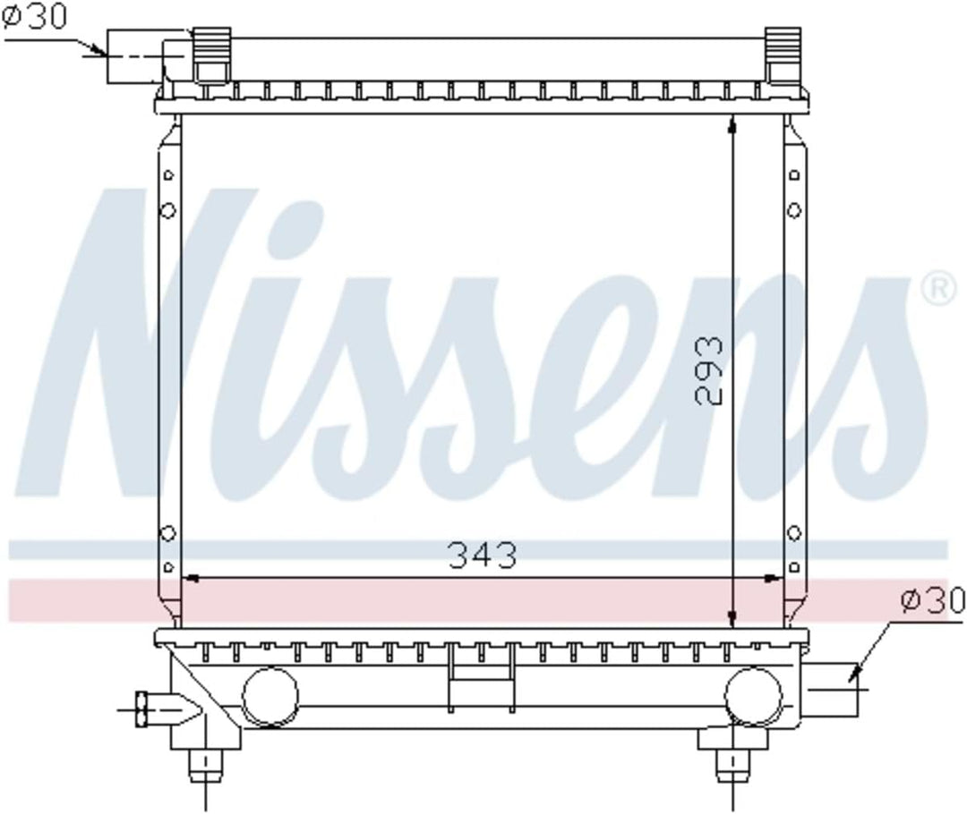 Nissens 62551 Kühler, Motorkühlung