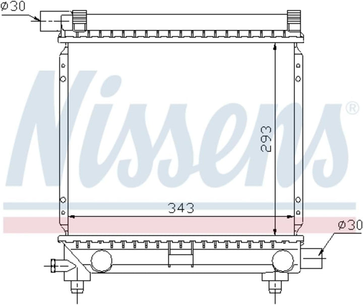 Nissens 62551 Kühler, Motorkühlung