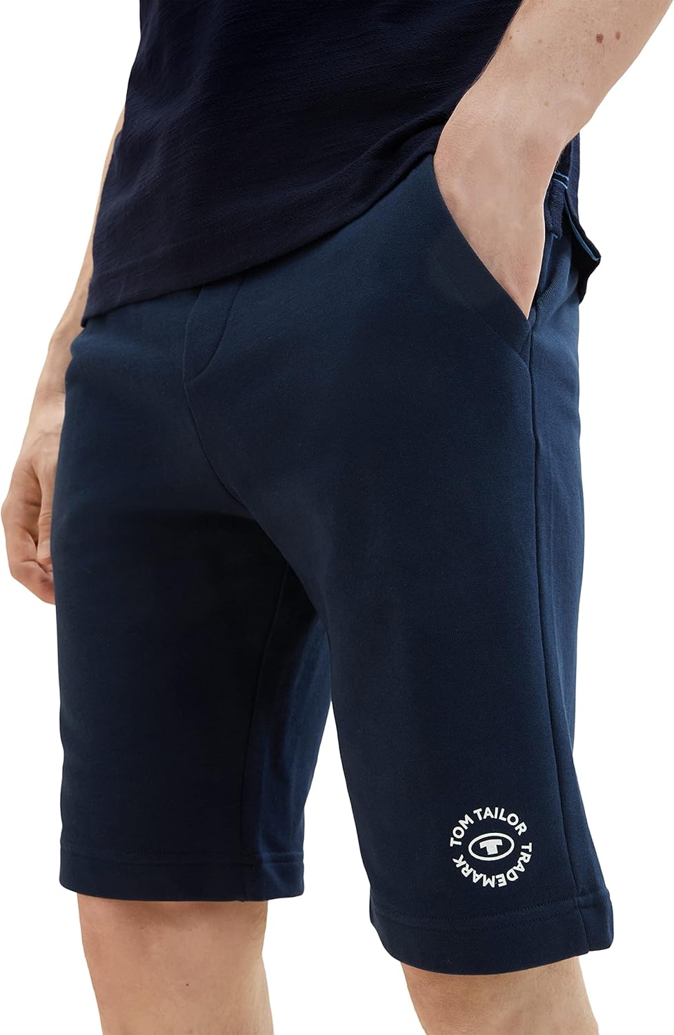 TOM TAILOR Herren Basic Sweat Shorts, 10668 - Sky Captain Blue
