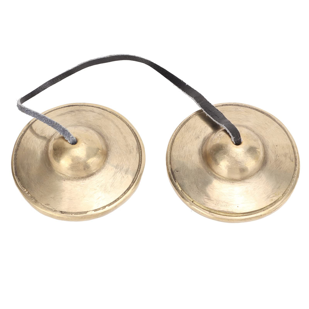 Tibetische Tingsha Zimbeln Meditation Glockenspiel Glocken, 2,7 Zoll Messing Starke Klangdurchdringu