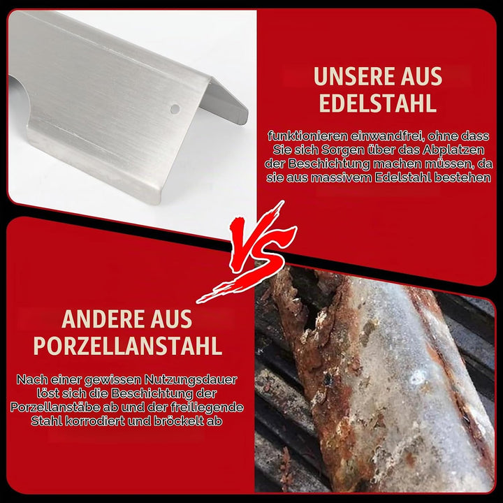 5er Edelstahl Aromaschiene für W-e-b-e-r Genesis II/LX 300 Serie,Flavorizer Bars Ersatz für W-e-b-e-