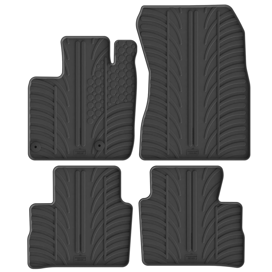 Gledring Satz Gummimatten kompatibel mit Nissan Qashqai III (J12) 2021- (T Profil 4-teilig + Montage