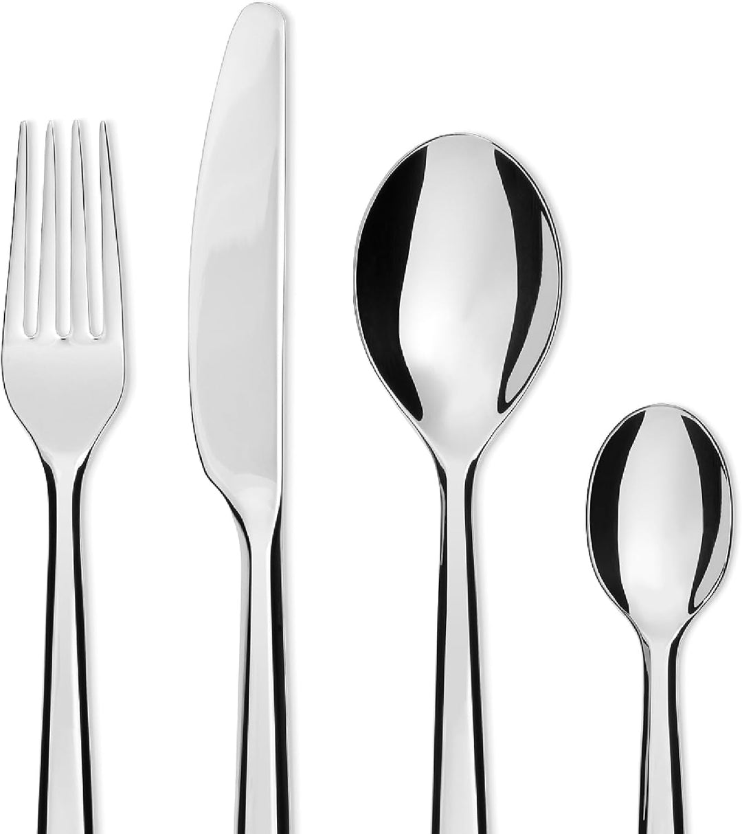 Alessi BG02S24 Amici Besteckset 24-teilig,Edelstahl 18/10