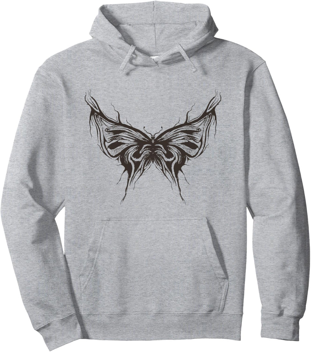 Grunge Schmetterling Bug Wings Pullover Hoodie