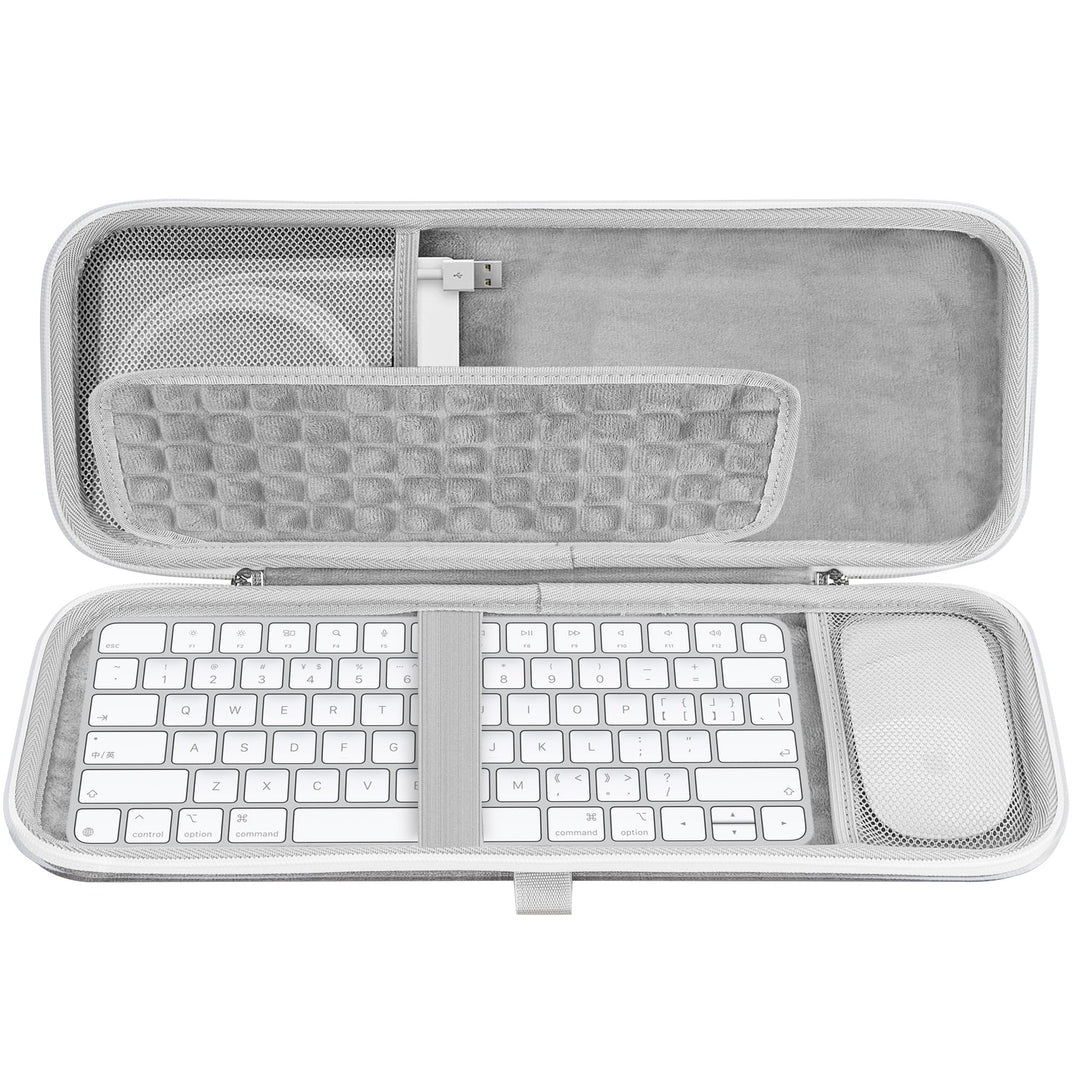 Geekria Hard Case Kompatibel mit Appl Magic Keyboard + Magic Mouse Wireless Tastatur und Maus Combo