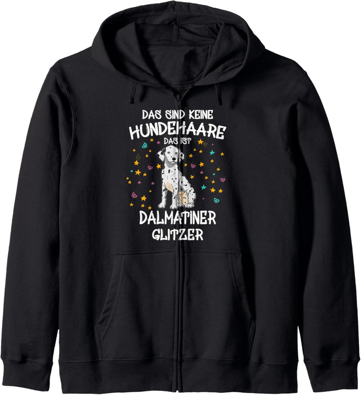 Dalmatiner Glitzer Hundehalter Hundebesitzer Geschenk Hunde Kapuzenjacke