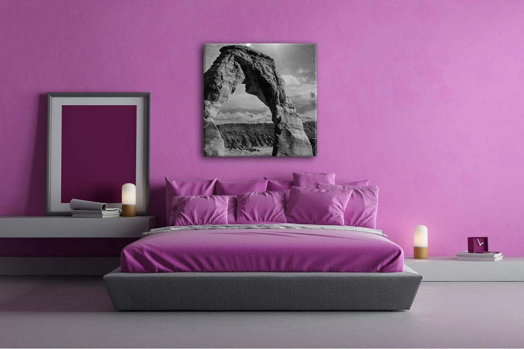 deyoli Grand Canyon Format: 70x70 Effekt: Schwarz&Weiss als Leinwandbild, Motiv fertig gerahmt auf E