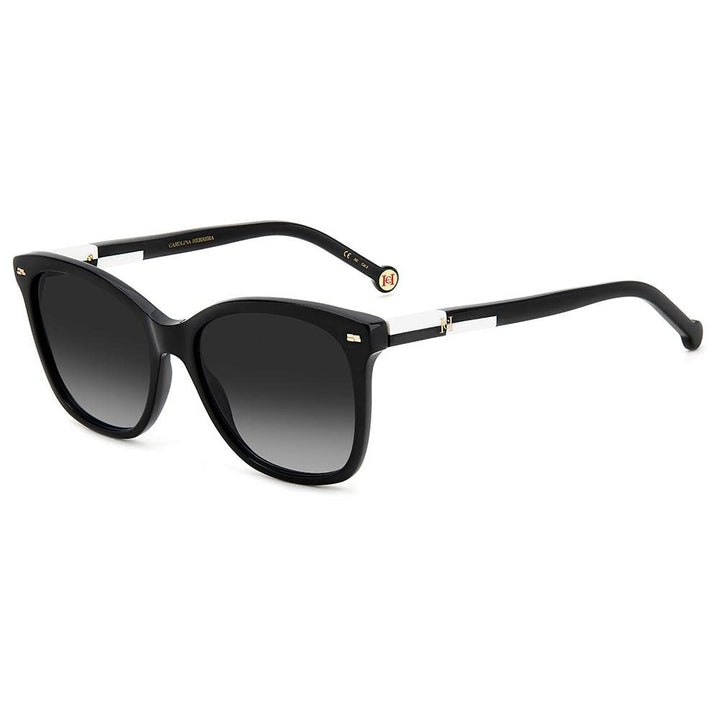 Carolina Herrera Unisex Sunglasses 54 80s/9o Black White, 54 80s/9o Black White
