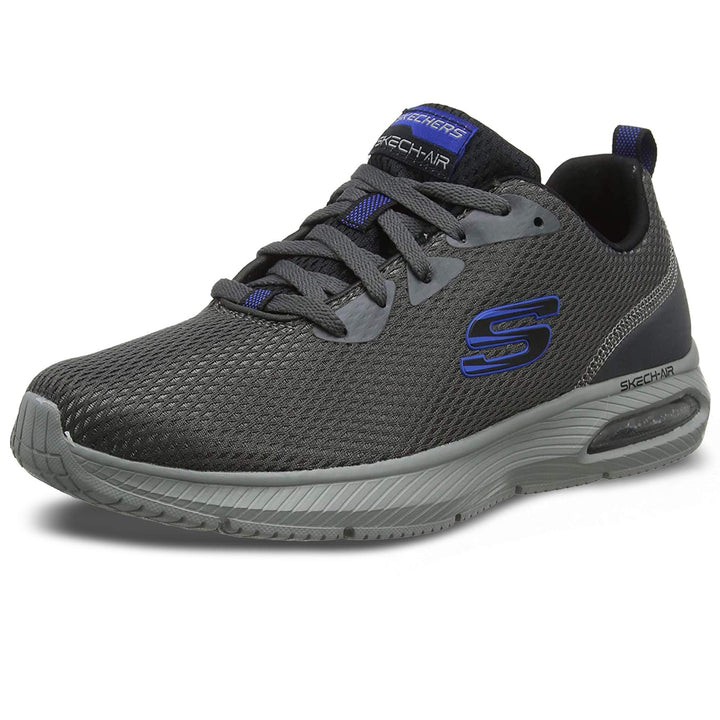 Skechers Herren Skech-air Element 2.0 Lomarc Sneaker 42.5 EU Charcoal Mesh Black Trim, 42.5 EU Charc