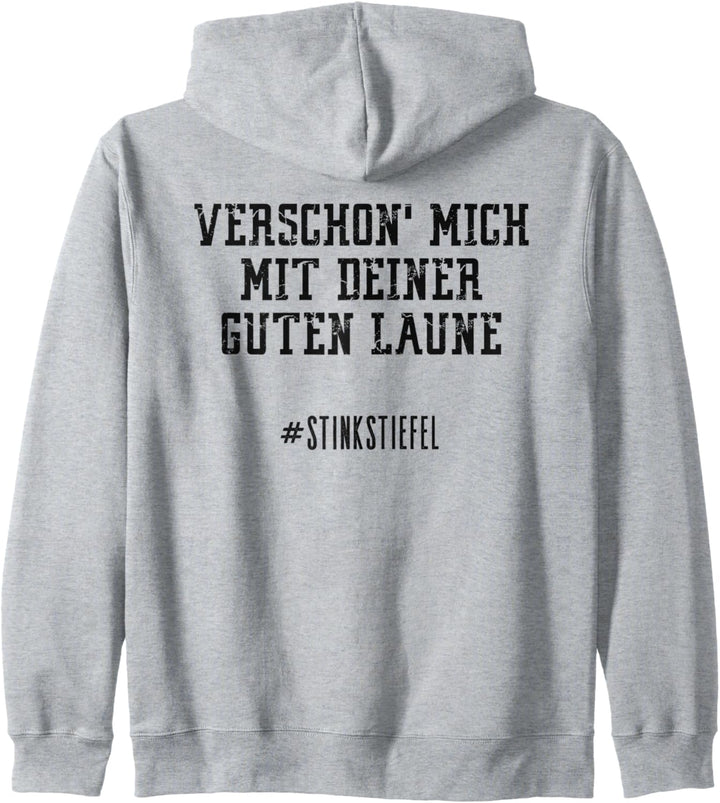 Miese Laune Schlechte Laune Stinkstiefel Grantler Miesepeter Kapuzenjacke
