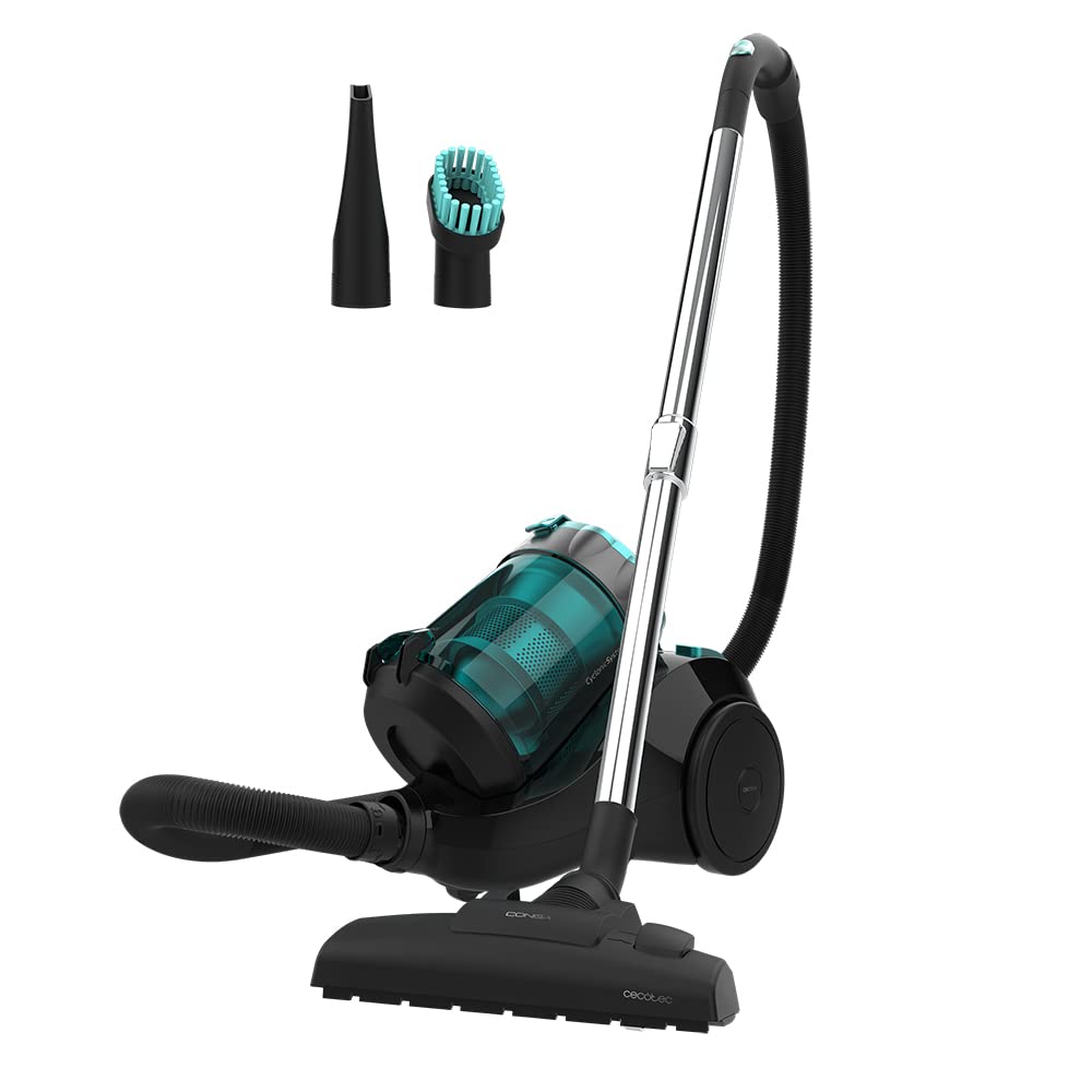 Cecotec Schlittensauger ohne Beutel Conga Rockstar Multicyclonic Compact. 800 W, Multizyklon, Fassun