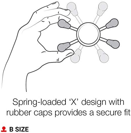 RAM Mounts Universal X-Grip Halteklammer für Smartphones mit 1-Zoll Kugel (RAM-HOL-UN7BU)