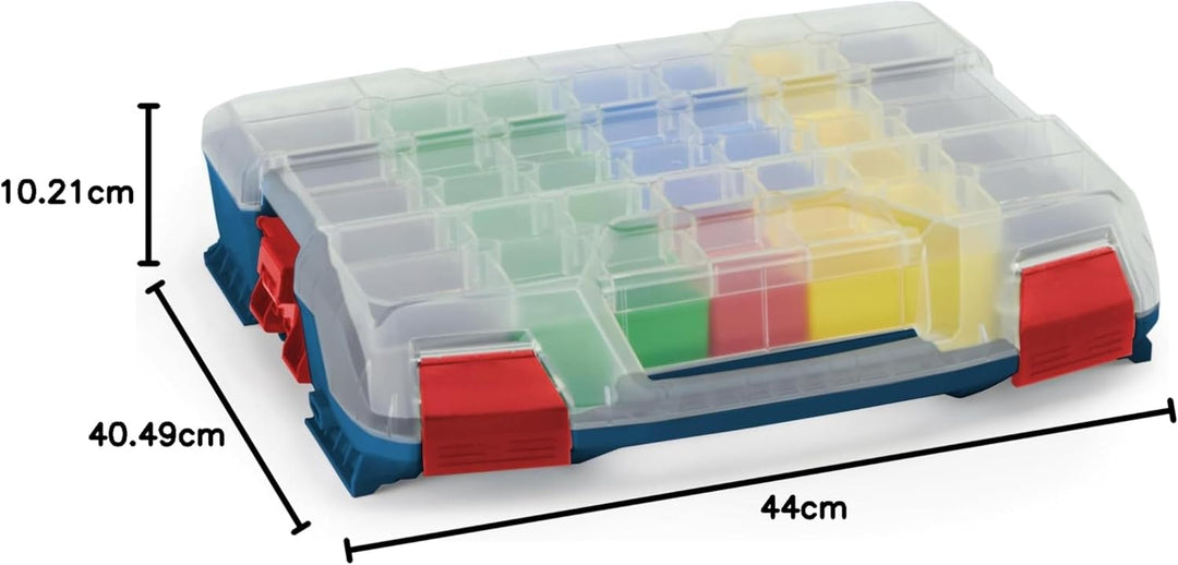 L-BOXX W-BOXX 102 Professional Blau inkl. Insetboxes 2er Set | Sortimentskasten L-Case | Schraubenbo