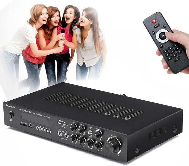 HiFi VerstäRker 5 Kanal Digital Fm USB Stereo Amplifier VollverstäRker 600W Mit Fernbedienung FüR Hi