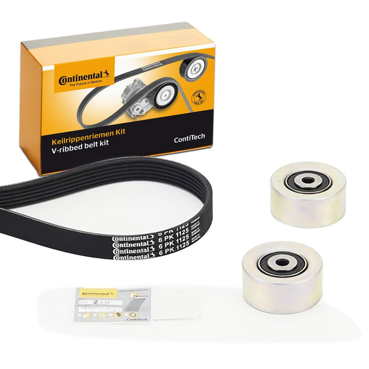 Contitech 6PK1125K1 Keilriemen, mehrfarbig