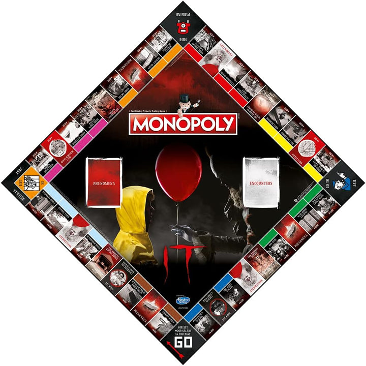Monopoly IT Board Game WM00732-EN1-6 Stephen King's from Ages 17 and Up
