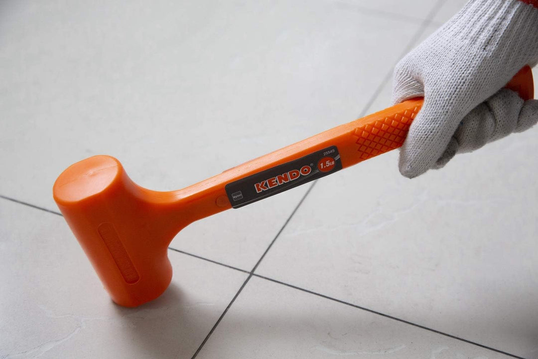 KENDO PVC-Hammer - Gummihammer - Schonhammer - 680 g