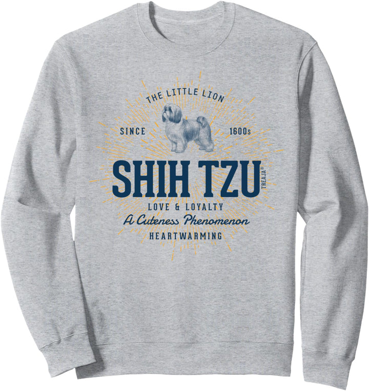 Retro-Stil Shih Tzu Vintage Sweatshirt