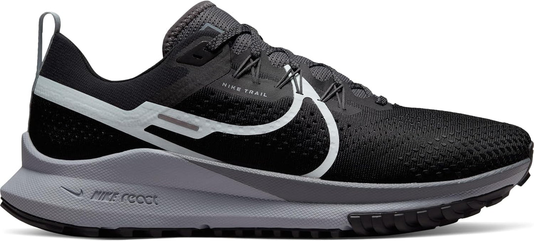 Nike Herren React Pegasus Trail 4 Sneaker 40 EU Black Aura Dark Grey Wolf Grey, 40 EU Black Aura Dar