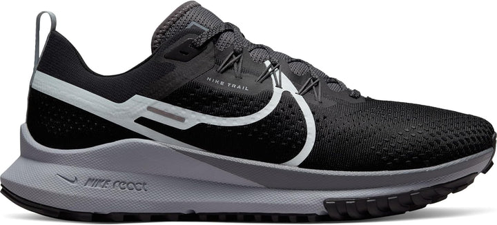 Nike Herren React Pegasus Trail 4 Sneaker 40 EU Black Aura Dark Grey Wolf Grey, 40 EU Black Aura Dar