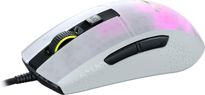ROCCAT Burst Pro Gaming-Maus, extrem leicht, Weiss, Weiss