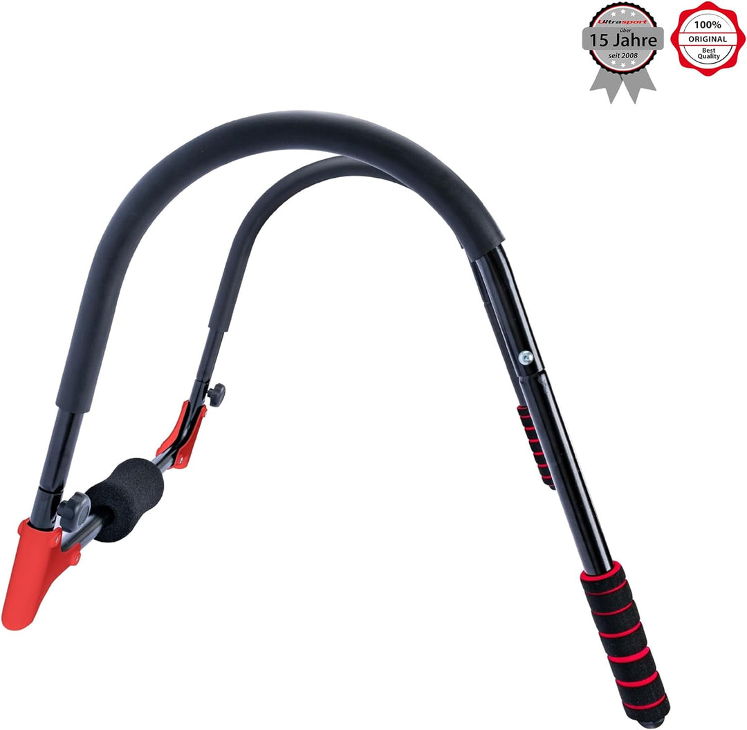 Ultrasport faltbarer AB Trainer Und 3in1 bauchtrainer, für Crunches, Liegestütze & tiefe Kniebeugen,