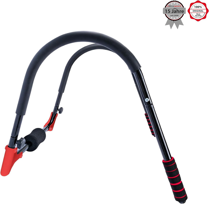 Ultrasport faltbarer AB Trainer Und 3in1 bauchtrainer, für Crunches, Liegestütze & tiefe Kniebeugen,